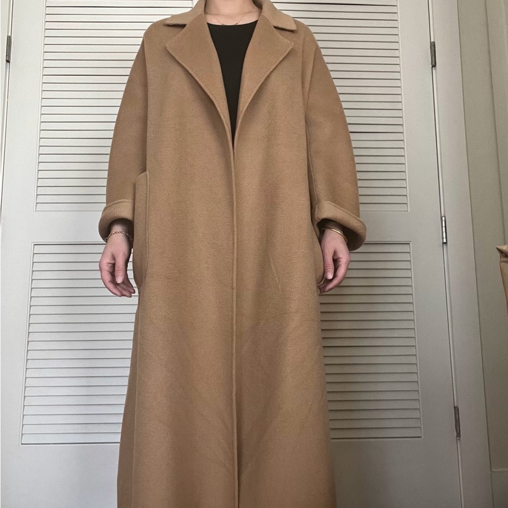 Cashmere Wool Coat - Picture 2 of 16